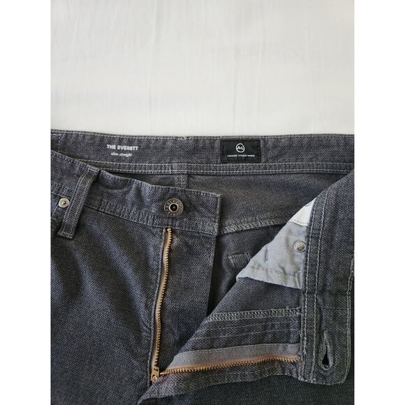 AG Adriano Goldschmied Jeans Mens 34x34 The Everette 5-Pocket Dark Gray. main image 6